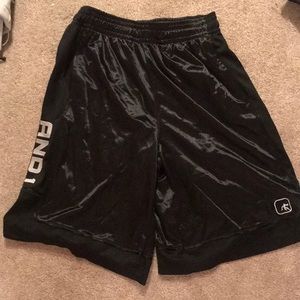 Men’s black basketball shorts AND1